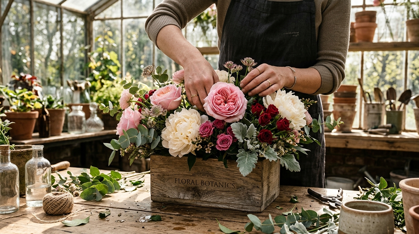 Plaza Hollandi Florist Arranging Roses