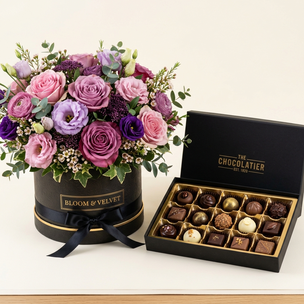 Amelia Hat Box and Chocolate
